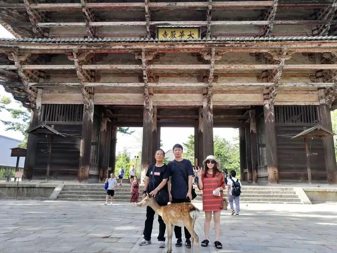 祖孙三人游日本 时光交错中的温情留影